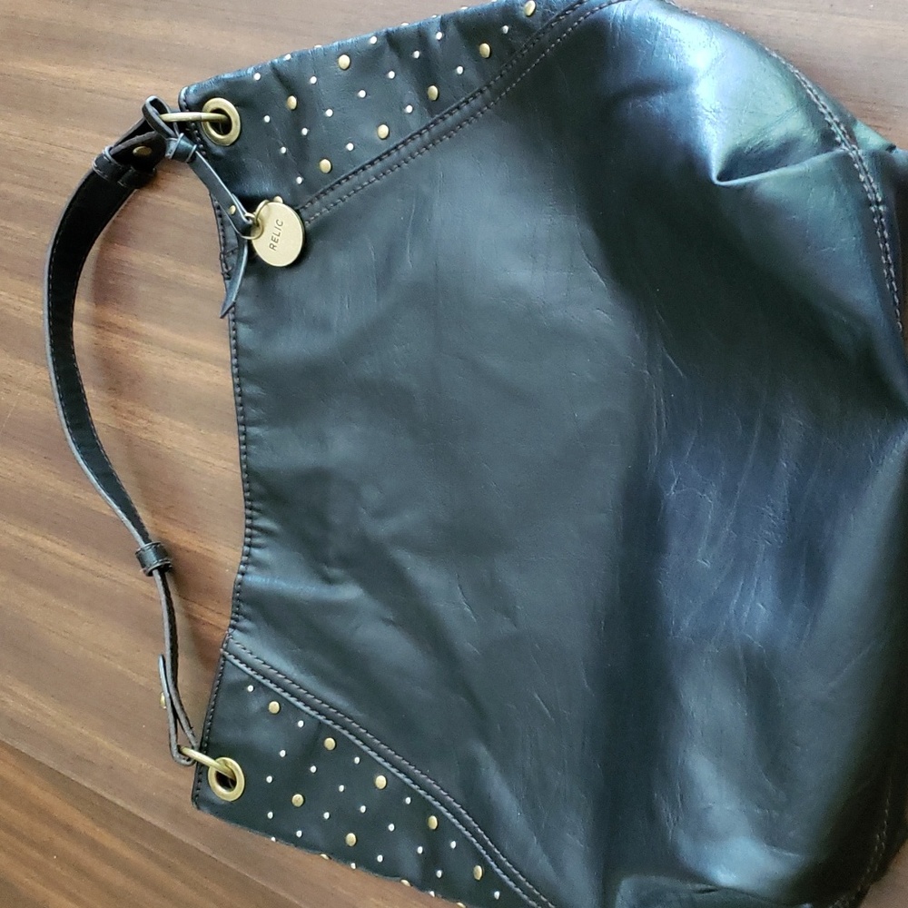 Relic Studded Accent Shoulder Bag